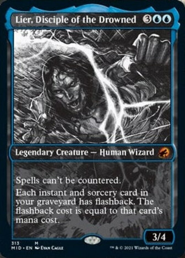 Lier, Disciple of the Drowned (Showcase Eternal Night) [Innistrad: Midnight Hunt] - PCA Designer Toys