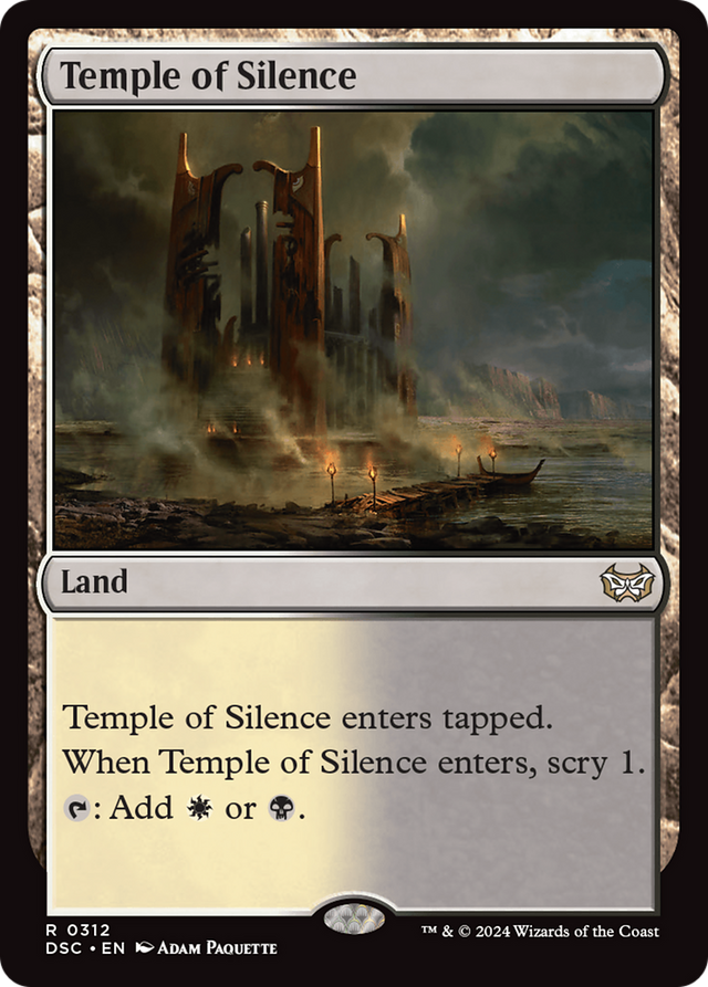 Temple of Silence [Duskmourn: House of Horror Commander] - PCA Designer Toys