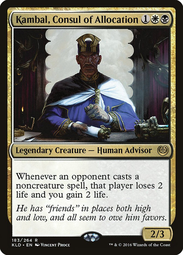 Kambal, Consul of Allocation [Kaladesh] - PCA Designer Toys
