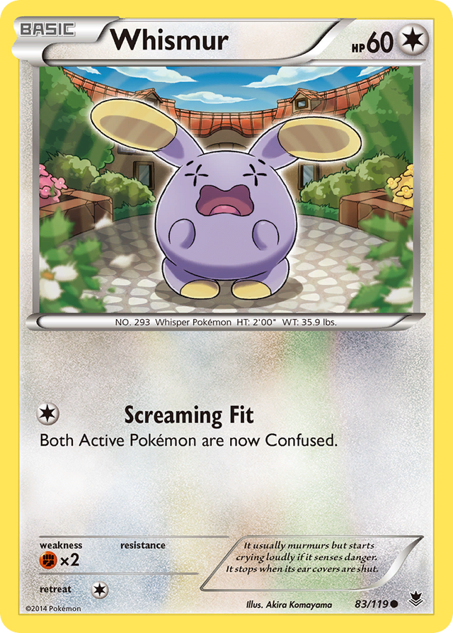 Whismur (83/119) [XY: Phantom Forces] - PCA Designer Toys