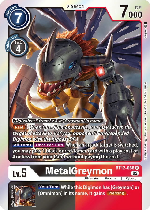 MetalGreymon [BT12-068] [Across Time] - PCA Designer Toys