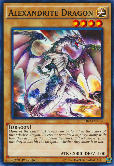 Alexandrite Dragon [LDK2-ENK12] Common - PCA Designer Toys