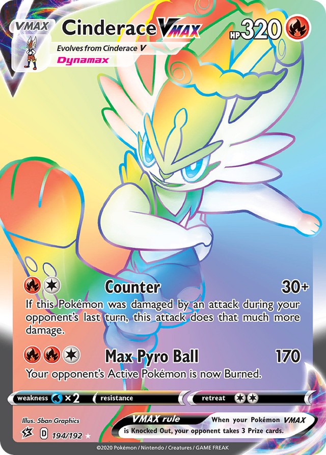 Cinderace VMAX (194/192) [Sword & Shield: Rebel Clash]