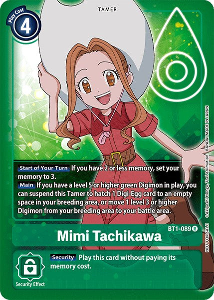 Mimi Tachikawa [BT1-089] (Official Tournament Pack Vol.3) [Release Special Booster Promos] - PCA Designer Toys