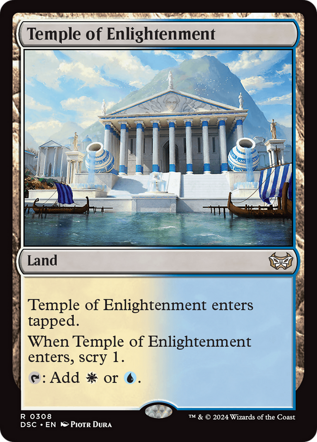 Temple of Enlightenment [Duskmourn: House of Horror Commander] - PCA Designer Toys