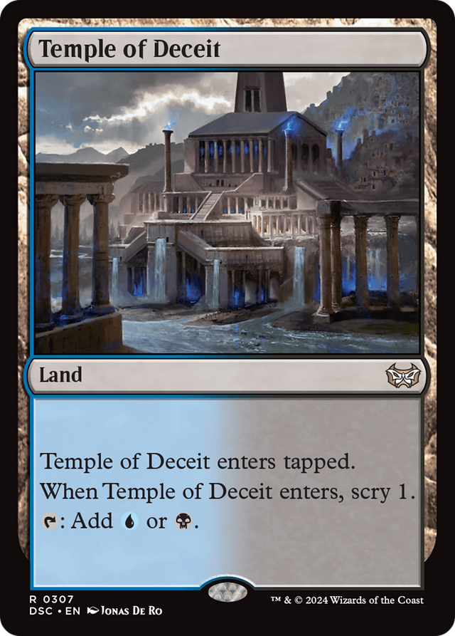 Temple of Deceit [Duskmourn: House of Horror Commander] - PCA Designer Toys