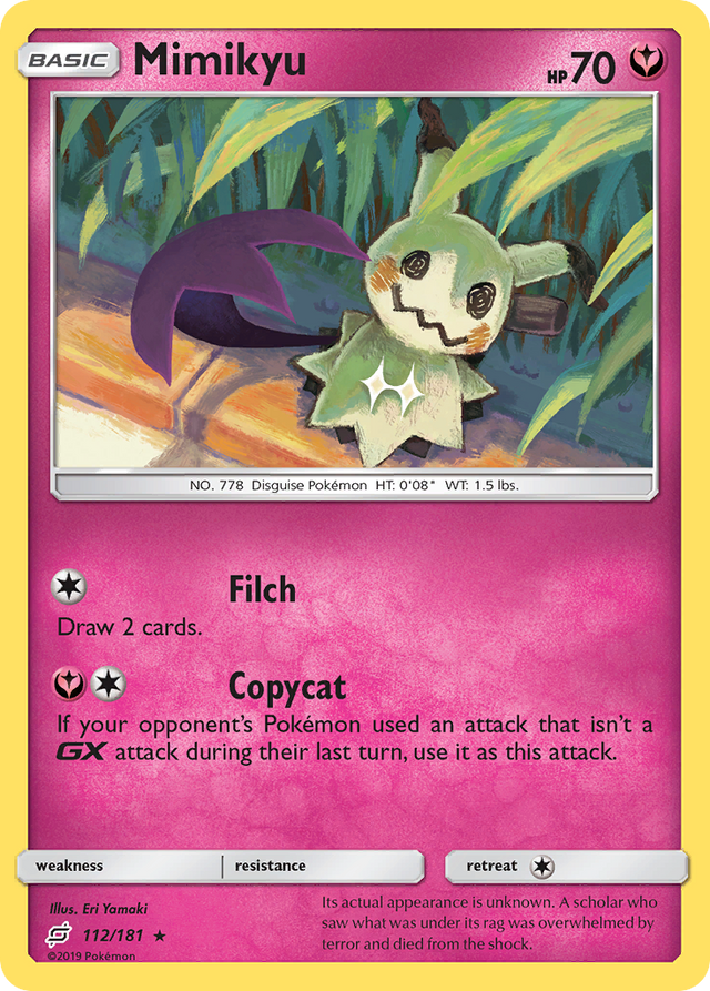 Mimikyu (112/181) [Sun & Moon: Team Up] - PCA Designer Toys