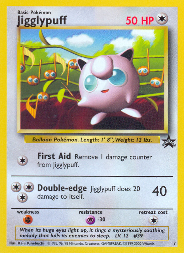 Jigglypuff (7) [Wizards of the Coast: Black Star Promos] - PCA Designer Toys