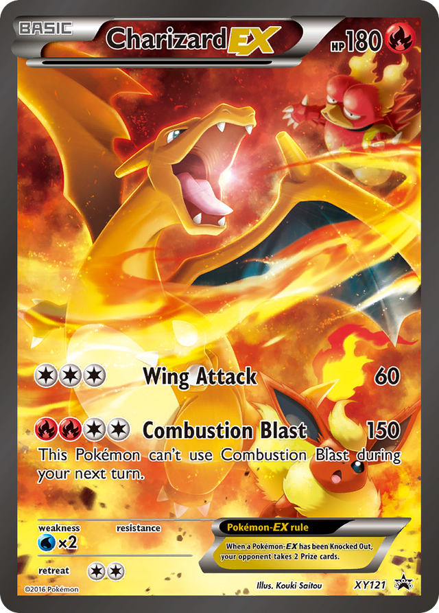 Charizard EX (XY121) [XY: Black Star Promos] - PCA Designer Toys