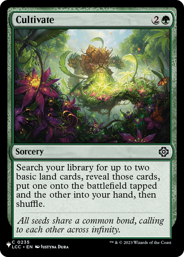 Cultivate (LCC) [The List]