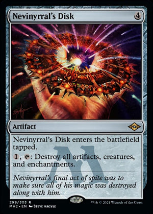Nevinyrral's Disk [Modern Horizons 2] - PCA Designer Toys
