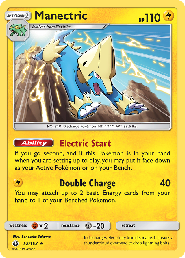 Manectric (52/168) [Sun & Moon: Celestial Storm] - PCA Designer Toys