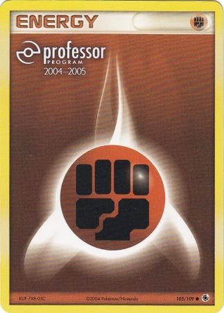 Fighting Energy (105/109) (2004 2005) [Professor Program Promos] - PCA Designer Toys