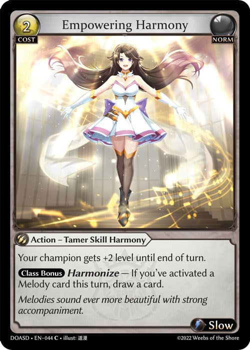 Empowering Harmony (044) [Dawn of Ashes: Starter Decks] - PCA Designer Toys