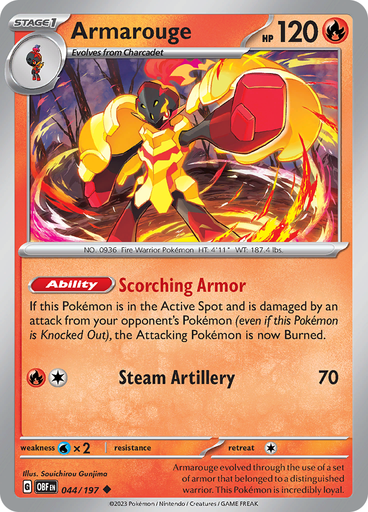 Armarouge (044/197) [Scarlet & Violet: Obsidian Flames]