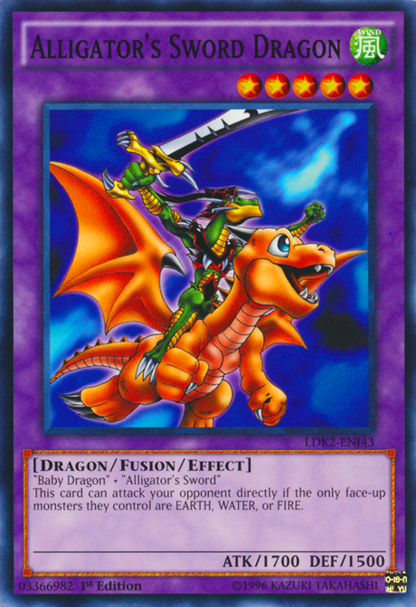 Alligator's Sword Dragon [LDK2-ENJ43] Common - PCA Designer Toys