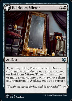 Heirloom Mirror // Inherited Fiend [Innistrad: Midnight Hunt] - PCA Designer Toys