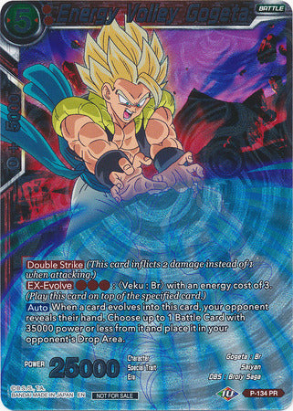 Energy Volley Gogeta (Series 7 Super Dash Pack) (P-134) [Promotion Cards] - PCA Designer Toys