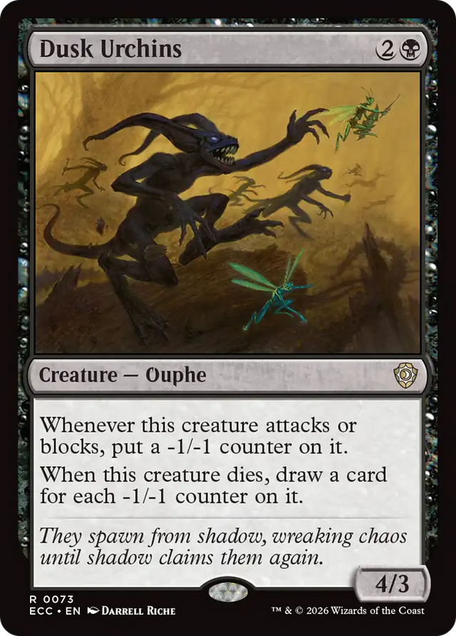 Dusk Urchins [Lorwyn Eclipsed Commander]