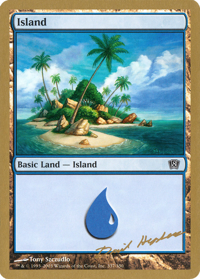 Island (dh337) (Dave Humpherys) [World Championship Decks 2003] - PCA Designer Toys
