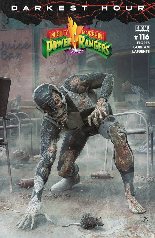 Mighty Morphin Power Rangers #116 Cover B Barends Dark Grid Variant