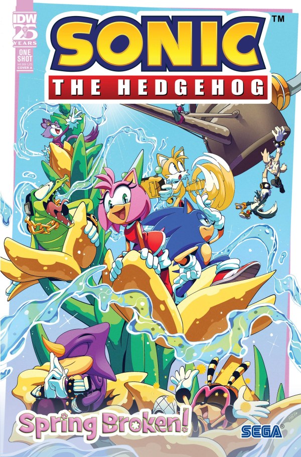 Sonic The Hedgehog: Spring Broken! Main Cover