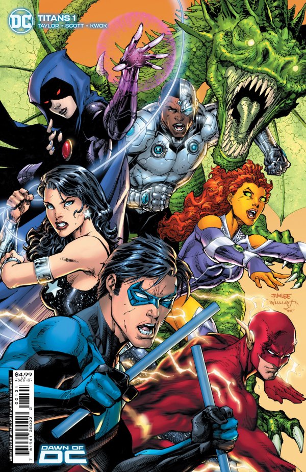 Titans #1 Cover B Jim Lee Card Stock Variant