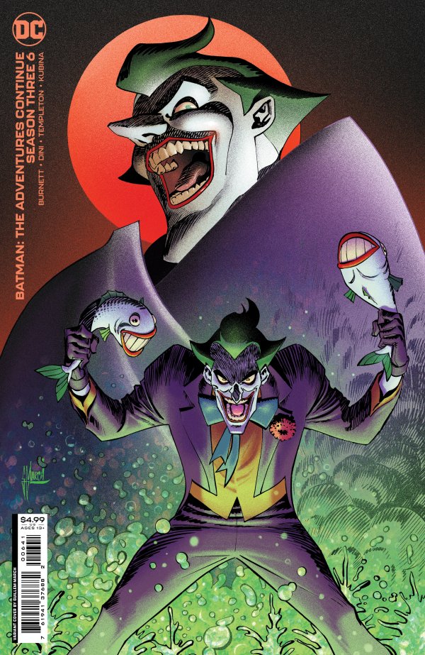 Batman: The Adventures Continue Season Three #6 Cover C Guillem March Villain Card Stock Variant