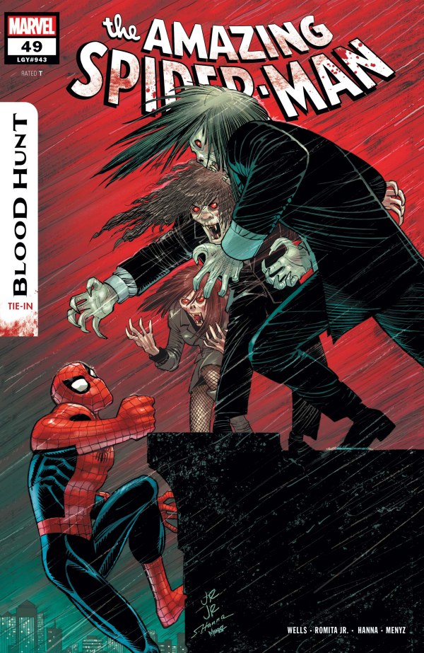 Amazing Spider-Man #49 [Blood Hunt] Main Cover