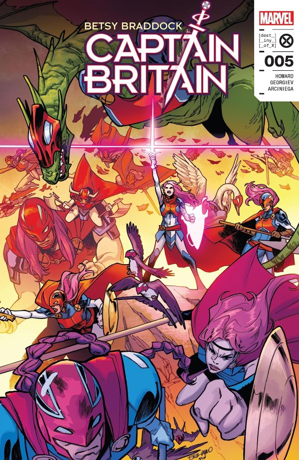 Betsy Braddock: Captain Britain #1-5 Bundle Set