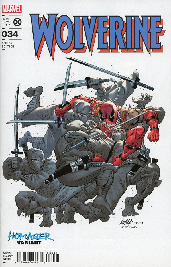 Wolverine #34 Liefeld Homager Variant