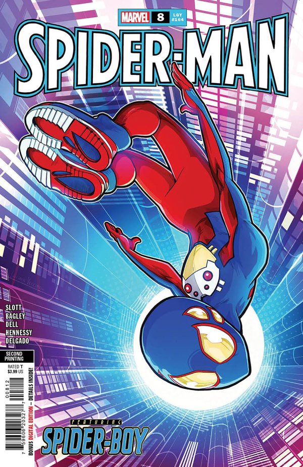 Spider-Man #8 Second Printing Vecchio