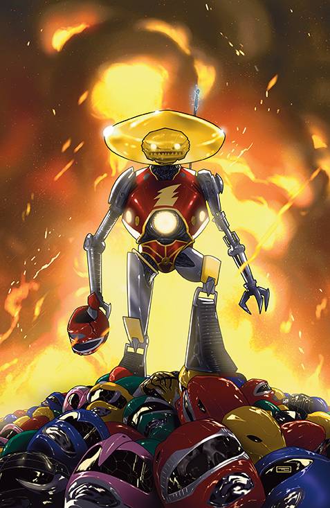 Mighty Morphin Power Rangers #107 Cover E Unlockable Clarke Variant