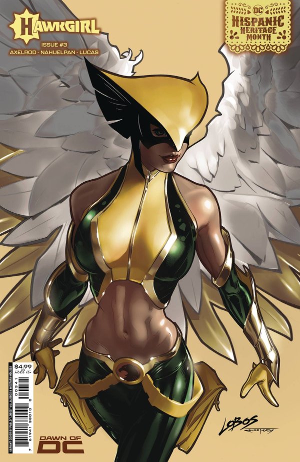 Hawkgirl #3 Cover C Pablo Villalobos Hispanic Heritage Month Card Stock Variant