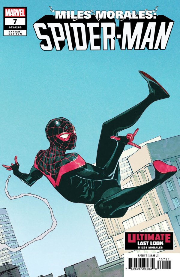 Miles Morales: Spider-Man #7 Pichelli Ultimate Last Look Variant