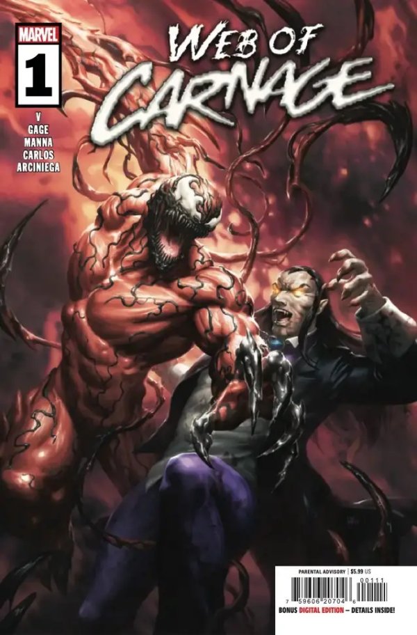 Web of Carnage #1 Main Cover