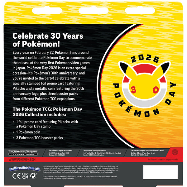 Pokemon Day 2026 Collection Box