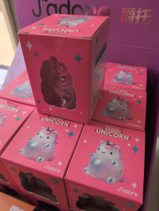 Jadore Unicorn Aurora Belly Squishy Toy