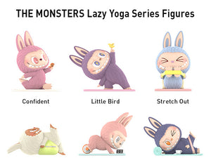The Monsters Labubu Lazy Yoga blind box