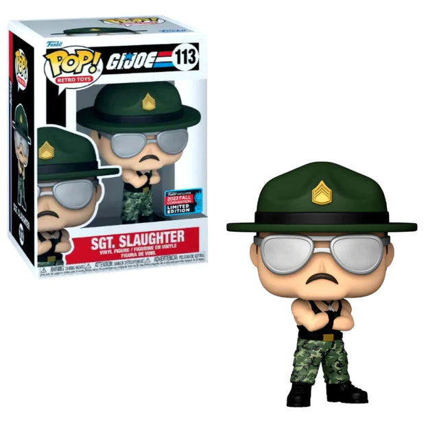 SGT. Slaughter G.I.Joe 2022 convention exclusive Pop!