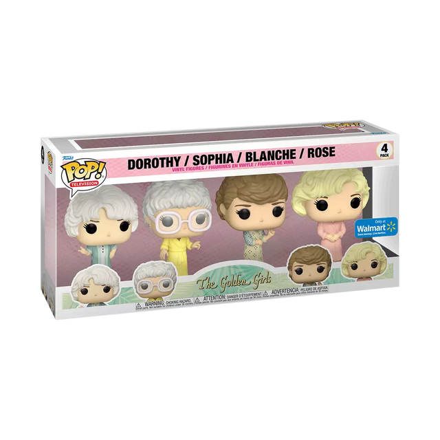 Golden Girls Walmart exclusive 4 Pack Pop!