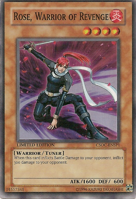 Rose, Warrior of Revenge [CSOC-ENSP1] Super Rare - PCA Designer Toys
