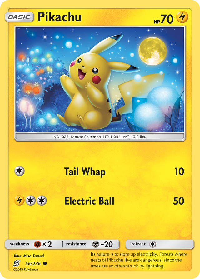 Pikachu (56/236) [Sun & Moon: Unified Minds] - PCA Designer Toys