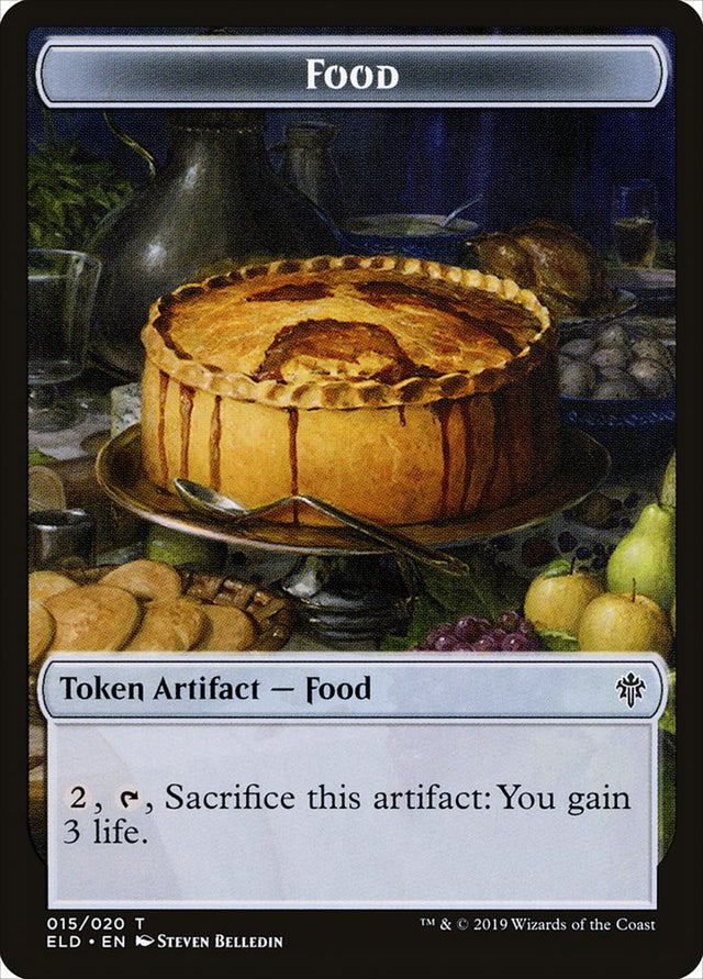 Bear // Food (15) Double-sided Token [Throne of Eldraine Tokens] - PCA Designer Toys