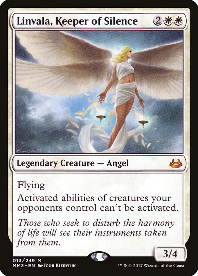 Linvala, Keeper of Silence [Modern Masters 2017] - PCA Designer Toys