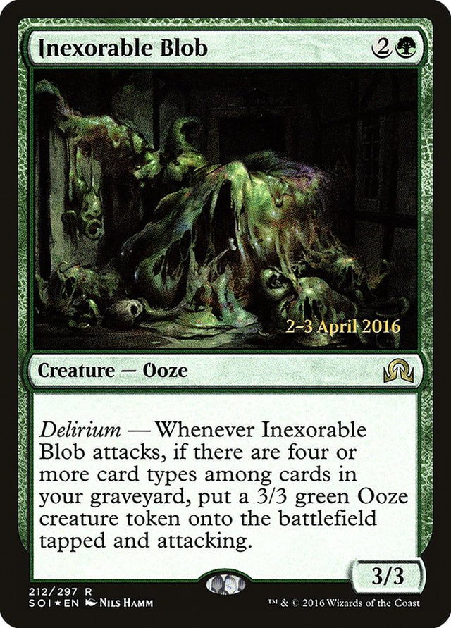 Inexorable Blob [Shadows over Innistrad Prerelease Promos] - PCA Designer Toys
