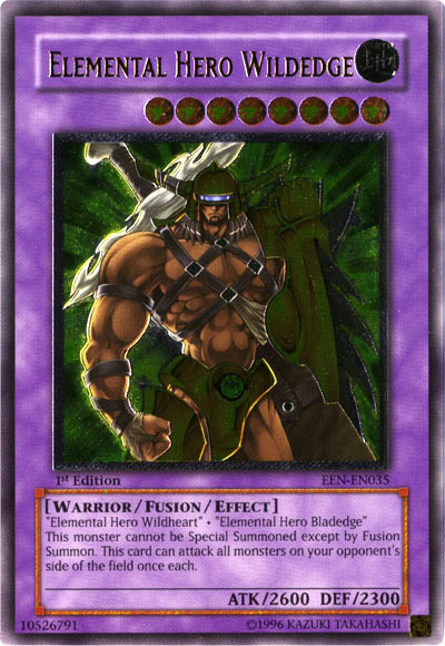 Elemental Hero Wildedge [EEN-EN035] Ultimate Rare - PCA Designer Toys