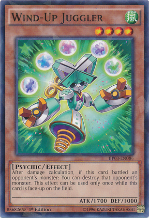 Wind-Up Juggler [BP03-EN086] Shatterfoil Rare - PCA Designer Toys