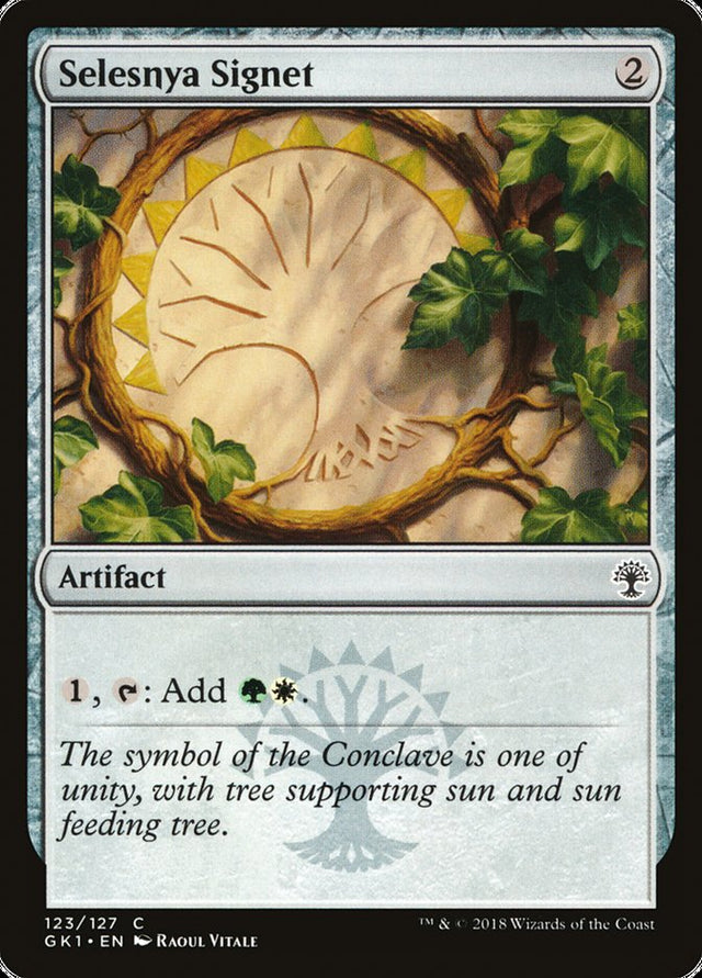 Selesnya Signet [Guilds of Ravnica Guild Kit] - PCA Designer Toys