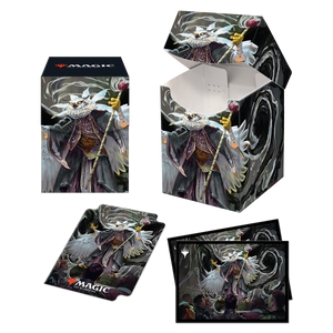Ultra PRO: 100+ Deck Box / 100ct Sleeves - Commander 2021 (Silverquill)